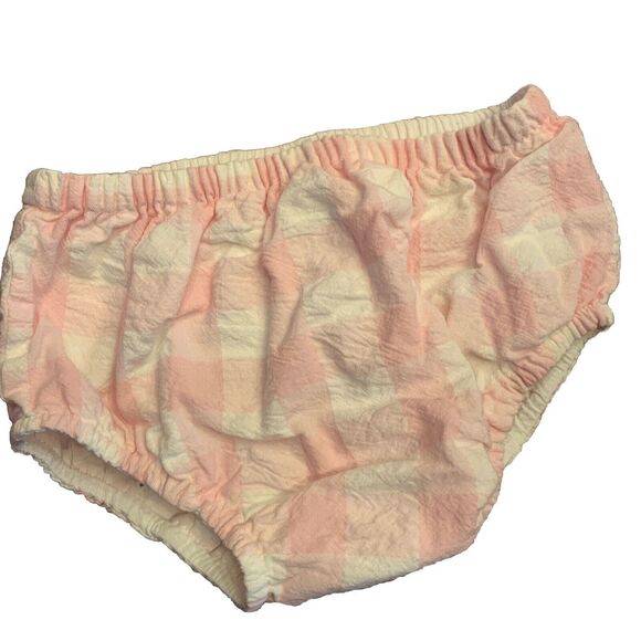 Edgehill Collection $66 Baby Infant Girl 6 Months Pink Check 2 Piece Outfit - Picture 6 of 10